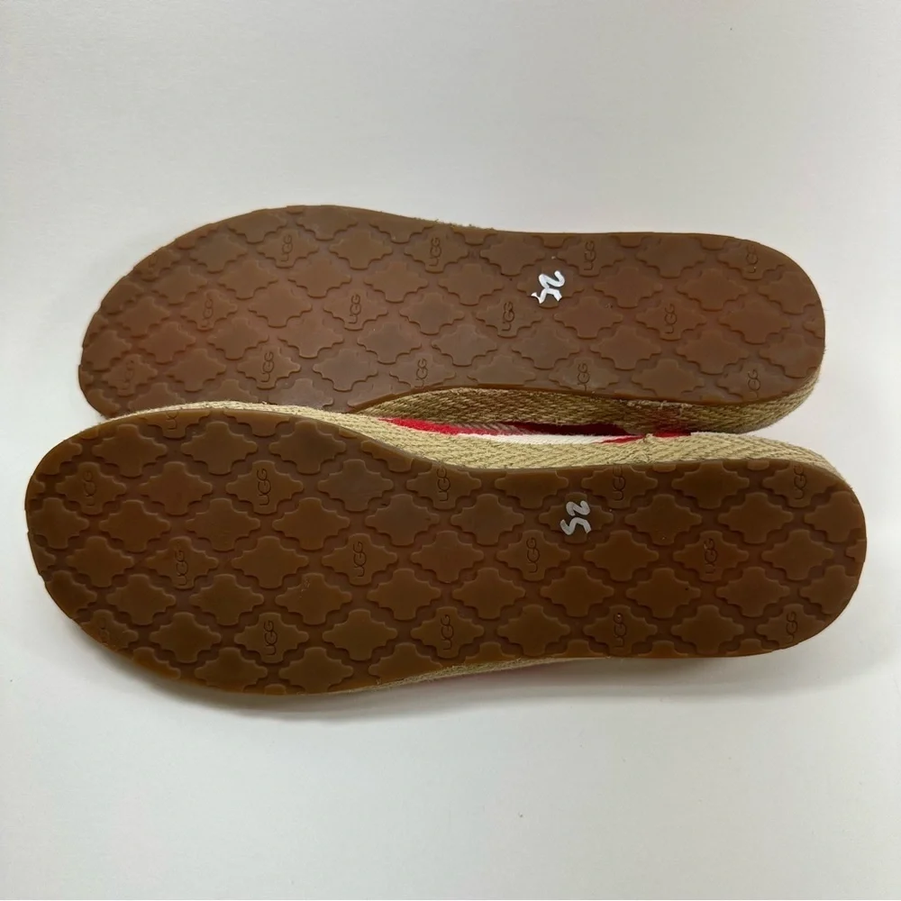UGG Delizac Espadrilles Striped Women’s 10 Textile Rubber 1004292